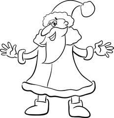 santa coloring page