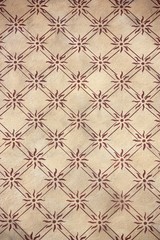 Ornamented house wall in Tuscany, Italy
