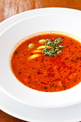 soup with beetroot