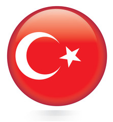 Turkey flag button
