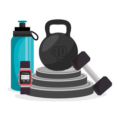 sport fitness healthy life design isolated vector illustration eps 10
