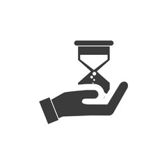 hand human give finance icon vector illustration design