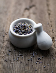 Fine dried lavender blossoms