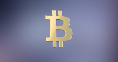 Bitcoin Gold 3d Icon