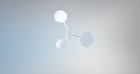 Molecule White 3d Icon