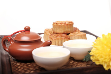Moon cakes for Chinese Mid-Autumn fastival