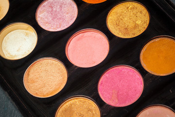 Make-up colorful eyeshadow palette