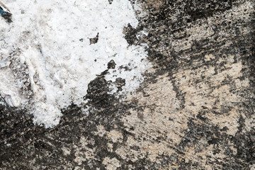 Cracked concrete old wall