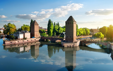 Covered bridge in Strasbourgh