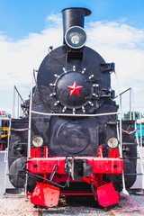 Old Soviet locomotive