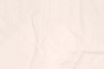 Recycled crumpled light brown paper texture or paper background for design with copy space for text or image.