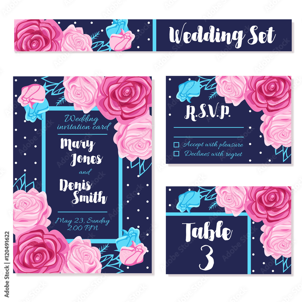 Sticker Save Wedding Date Invitations Cards