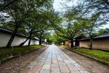 Holiday in Japan - Summer Autumn transit view of Diago-ji Temple, Kyoto, Japan 