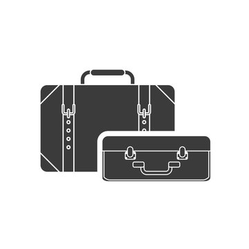 switcase with camping icon vector illustration design