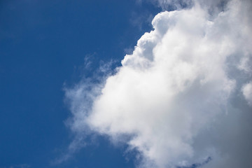 blue sky and cloud
