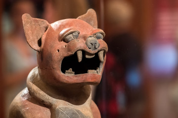 maya jaguar sculpture close up detail view © Andrea Izzotti