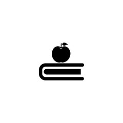 Book with apple icon