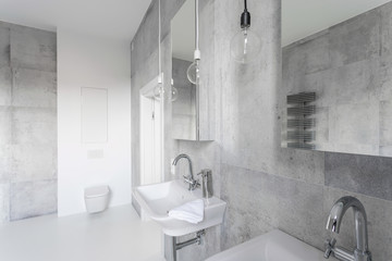 Calming atmosphere of concrete