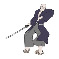 samurai illustration © RATOCA