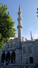 Fototapeta na wymiar Sultan Ahmed Mosque and Square