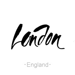 Obraz premium london_lettering_template