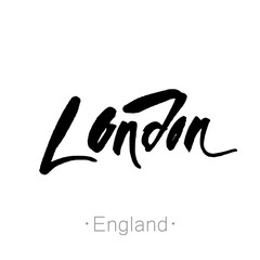 Obraz premium london_lettering_template