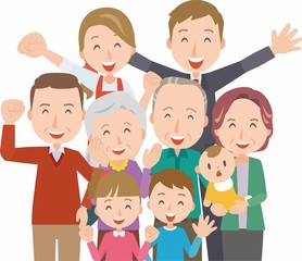 Healthy family(Four generations)