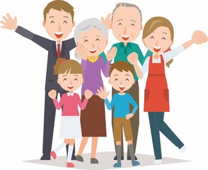 Healthy family(Three generations)