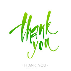 Obraz premium thank_you_lettering_template