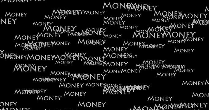 Simple texture related to Money isolated with back background