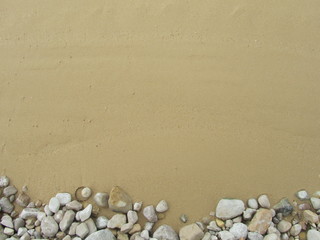 Arrière plan sable et galets 2