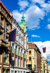 Obraz premium Buildings in the city centre of Oslo