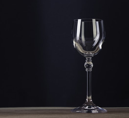 Alcohol set with black background