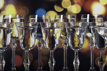 Alcohol set with background
