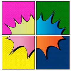 Comic pop art