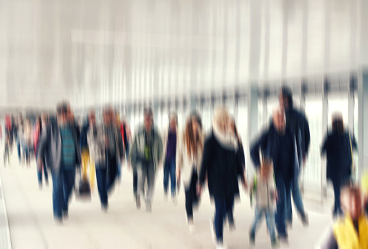 Pedestrians - blurred background
