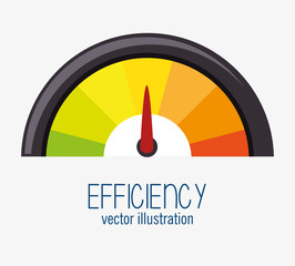 icon efficient management design isolated vector illustration eps 10