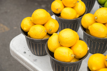 Lemons at the market