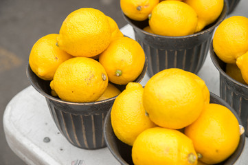 Lemons at the market