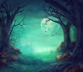Rolgordijnen Halloween design © mythja
