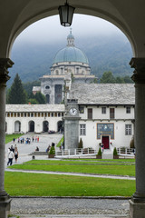 The sanctuary of Oropa on Italy, Unesco heritage