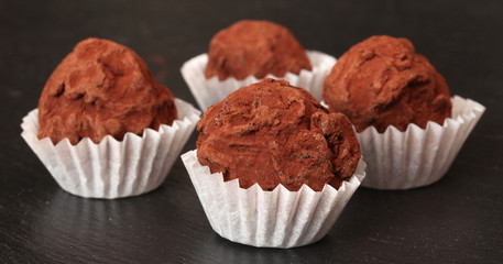 Truffes au chocolat