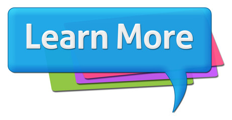 Learn More Colorful Comment Symbol 