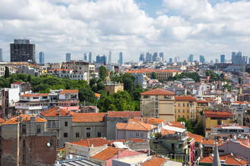 Fototapeta na wymiar Top view of Istanbul