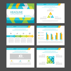 Fototapeta premium Infographic elements for presentation templates.