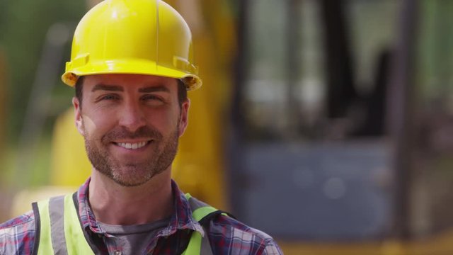 Portrait of construction worker