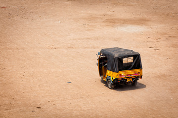 Autorickshaw in the street. India