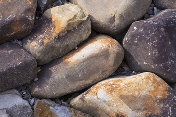 Stones background. Natural minerals