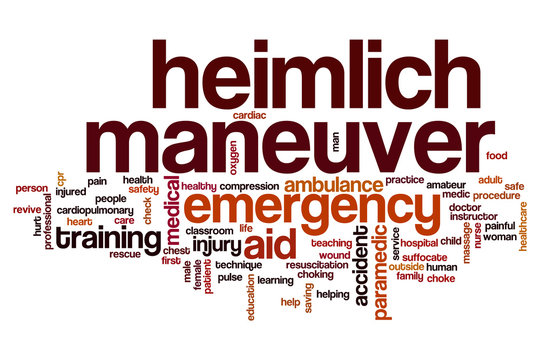 Heimlich Maneuver Word Cloud