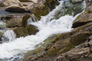 Waterfall in the mountains